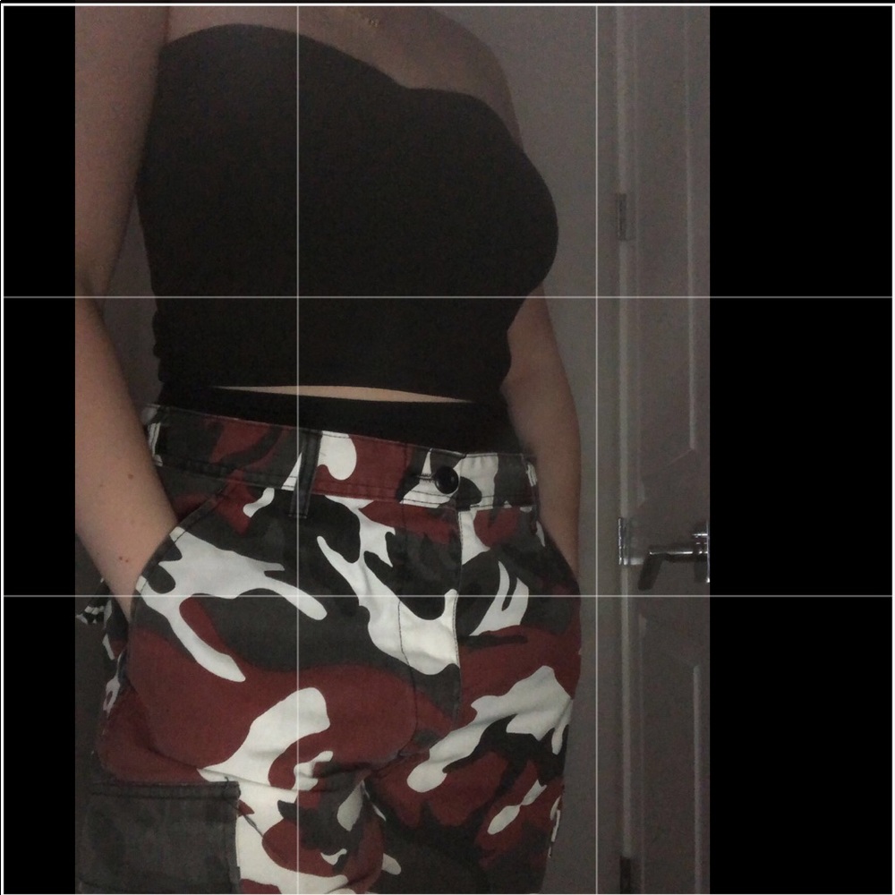 Camo cargo pants